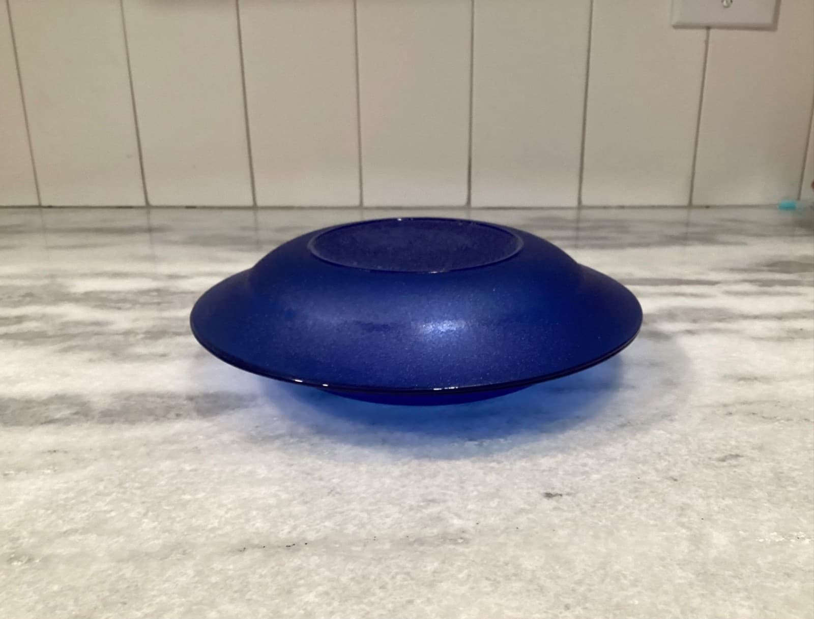 RESISTENTE BRAZIL Cobalt Blue Glass Pasta Bowls 8.75” Set Of 2 - Thumbnail 7