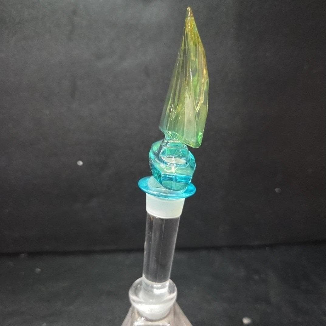 Mikasa Blue Regatta Ship Bottle Stopper, Lead Crystal Boat Replacement Topper - Thumbnail 3