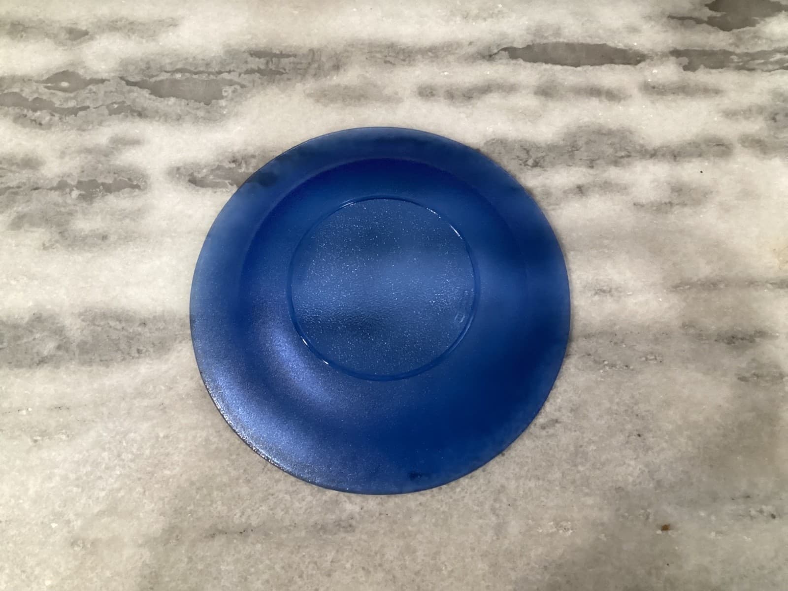 RESISTENTE BRAZIL Cobalt Blue Glass Pasta Bowls 8.75” Set Of 2 - Thumbnail 4