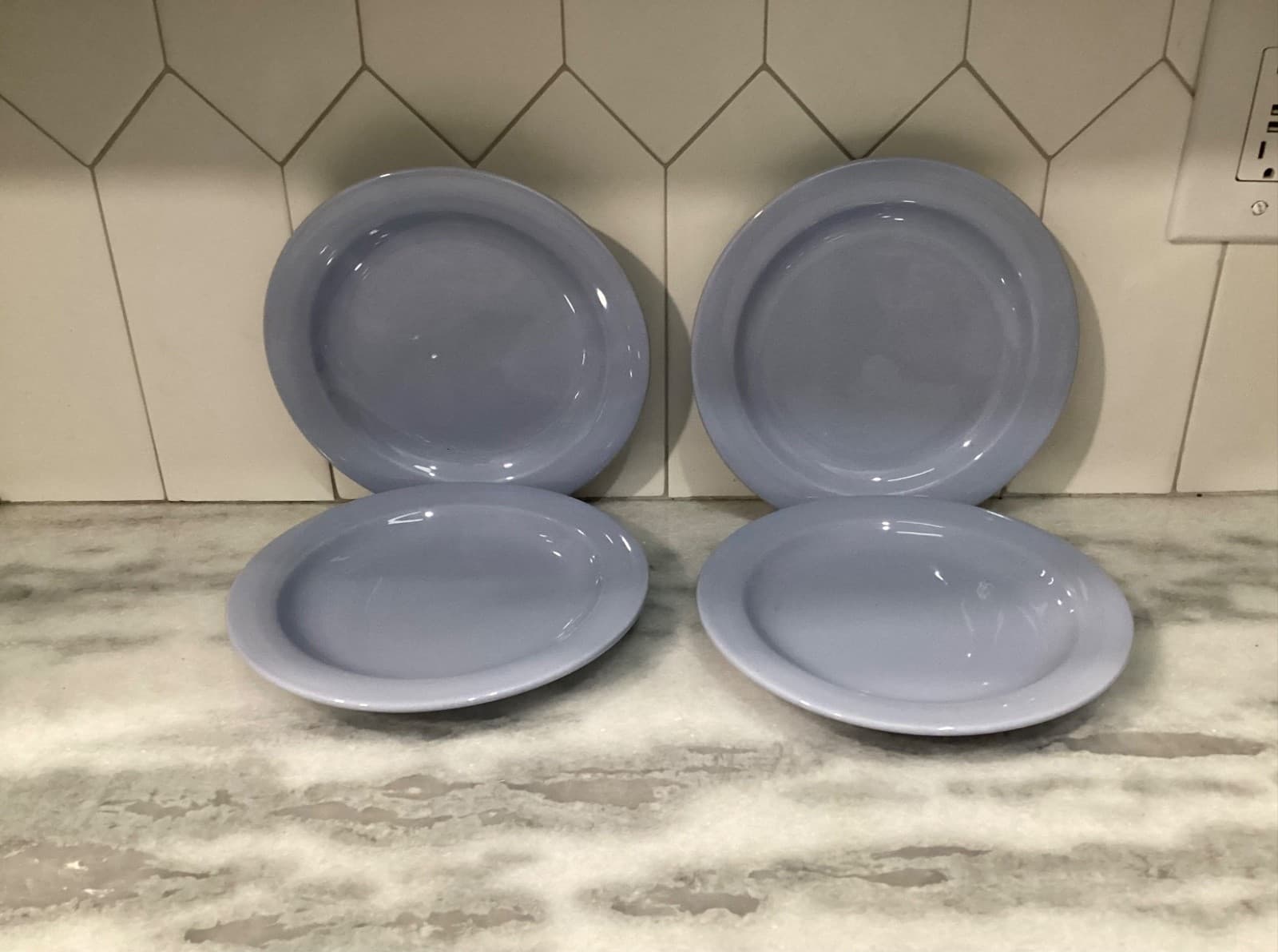 Vintage Pfaltzgraff Blue Salad Plates 8.25” Set of 4