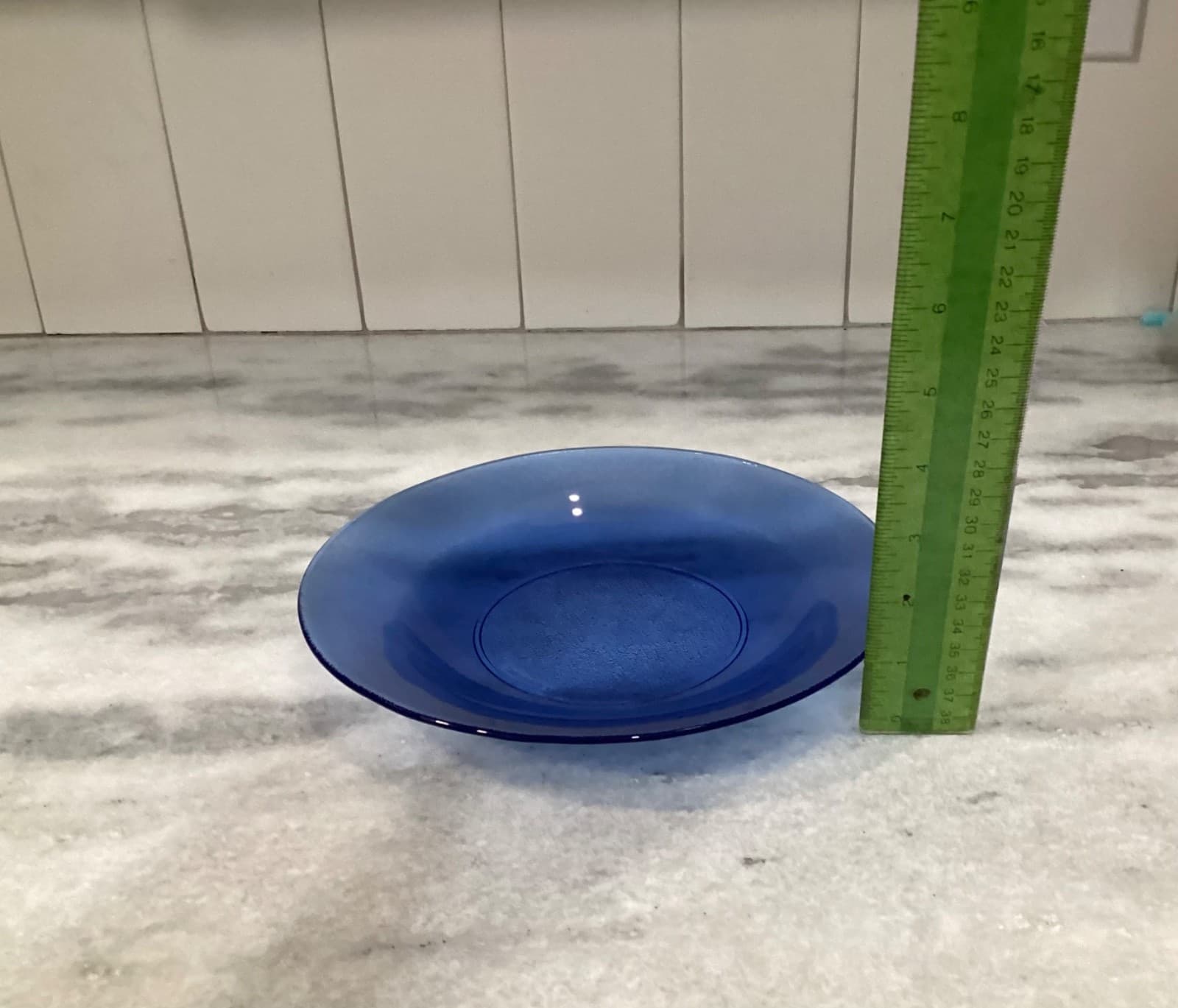 RESISTENTE BRAZIL Cobalt Blue Glass Pasta Bowls 8.75” Set Of 2 - Thumbnail 5
