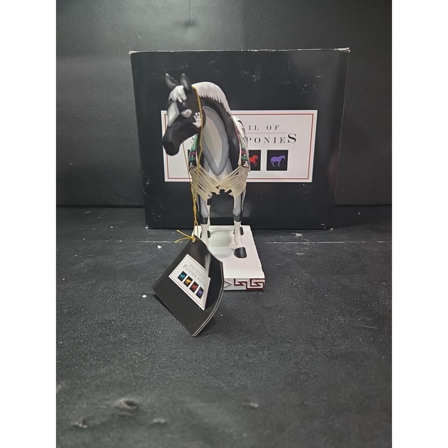 Trail of Painted Ponies Tewa Horse Figurine, 1st Edition #1546 1E/3516, Box/Tag - Thumbnail 2