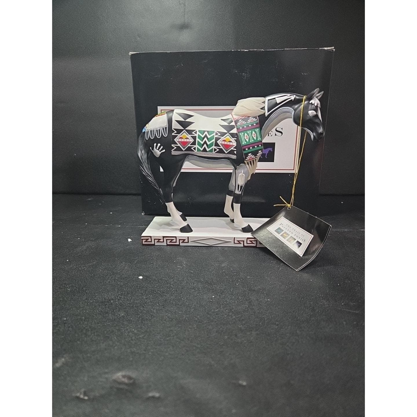 Trail of Painted Ponies Tewa Horse Figurine, 1st Edition #1546 1E/3516, Box/Tag - Thumbnail 4