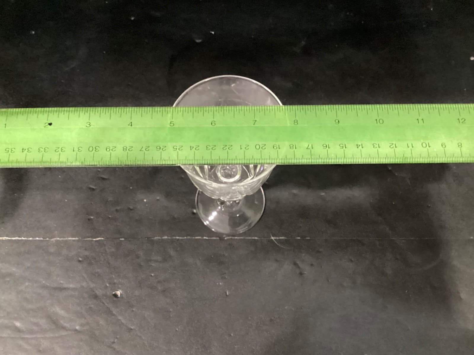 Cristal D'Arques Durand Auteuil Crystal 6” Stemmed Wine Goblets Glasses Set of 2 - Thumbnail 6