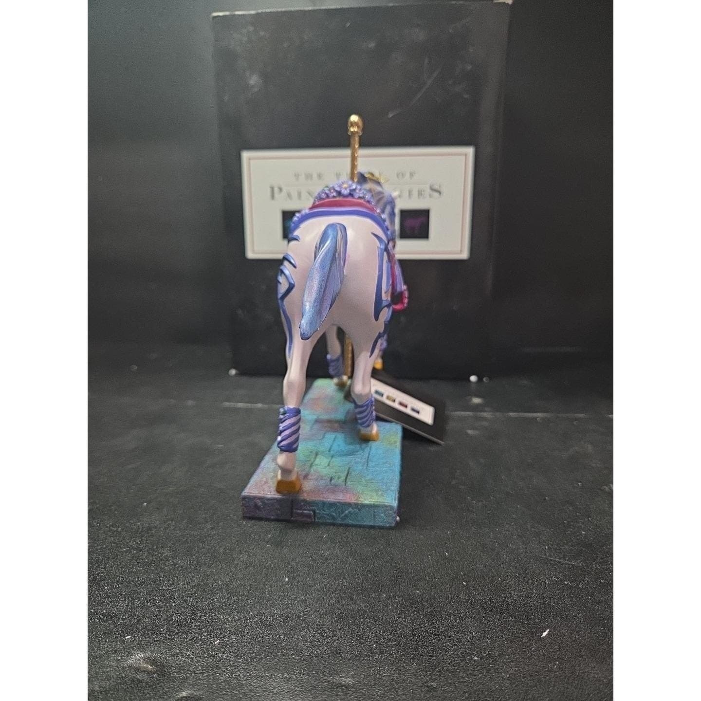 Trail of Painted Ponies Vi's Violet Vision Statue, 1st Edition #1476 1E/2287 Box - Thumbnail 5