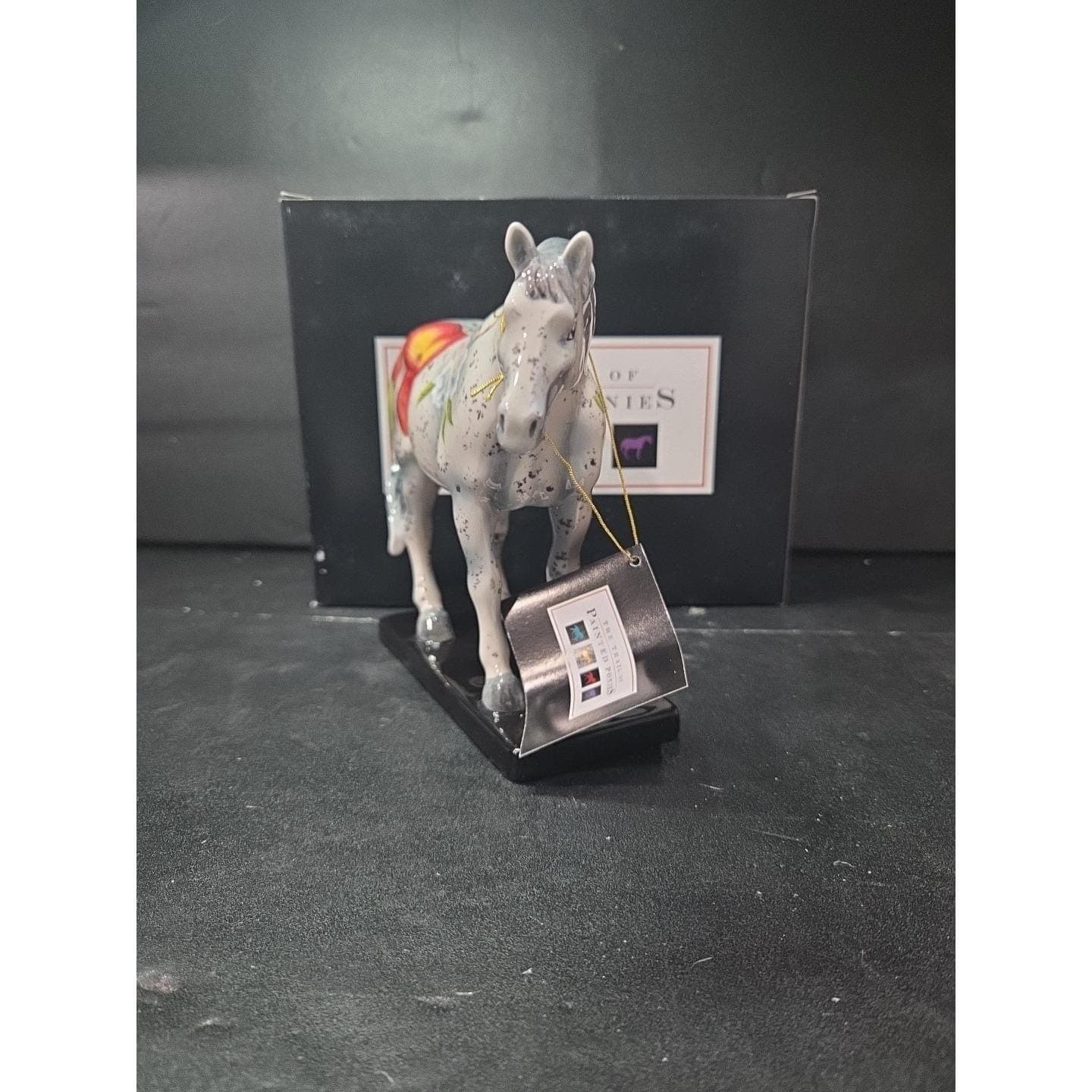Trail of Painted Ponies Apple-oosa Figurine, 1st Edition #1596 1E/4343, Box/Tag - Thumbnail 3