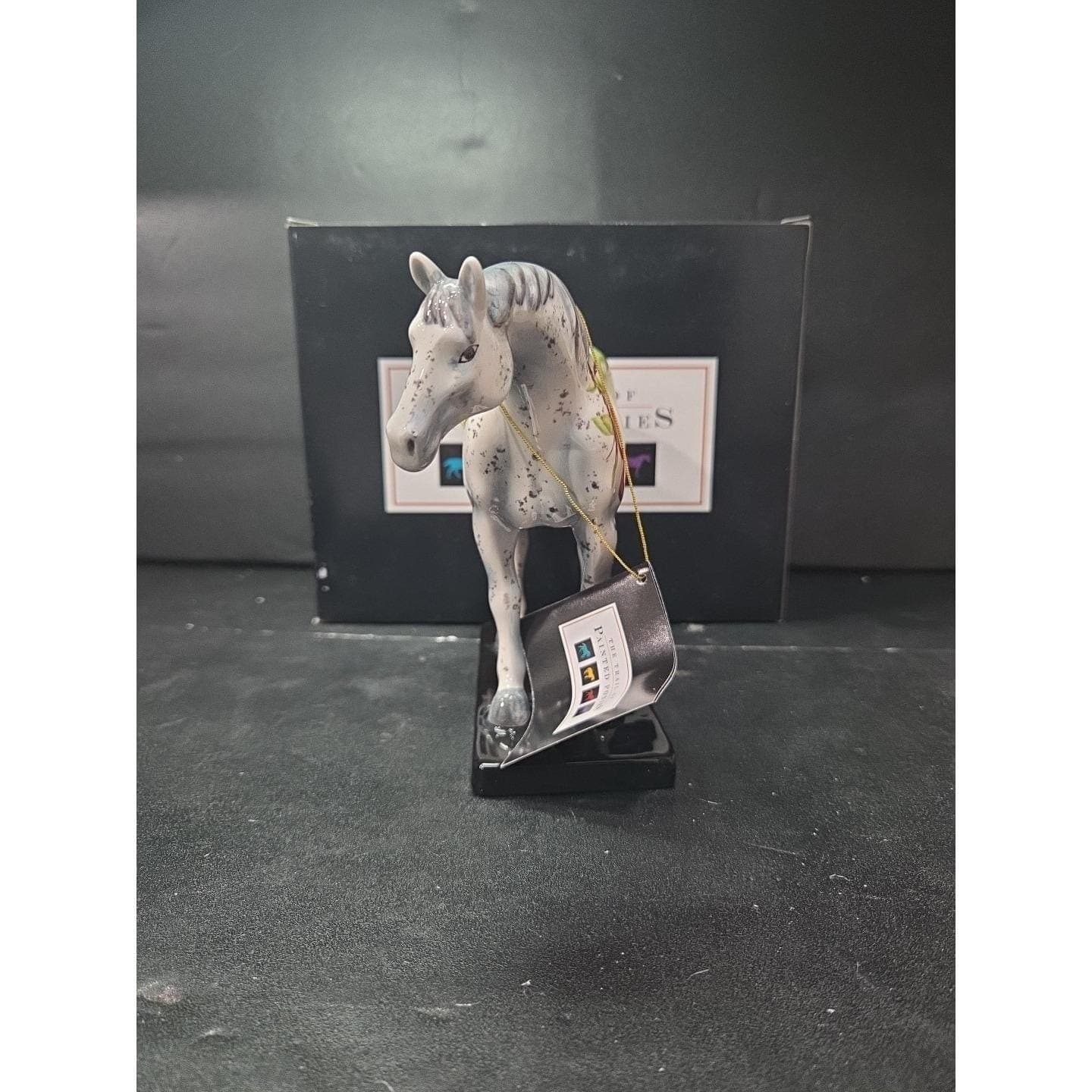 Trail of Painted Ponies Apple-oosa Figurine, 1st Edition #1596 1E/4343, Box/Tag - Thumbnail 2