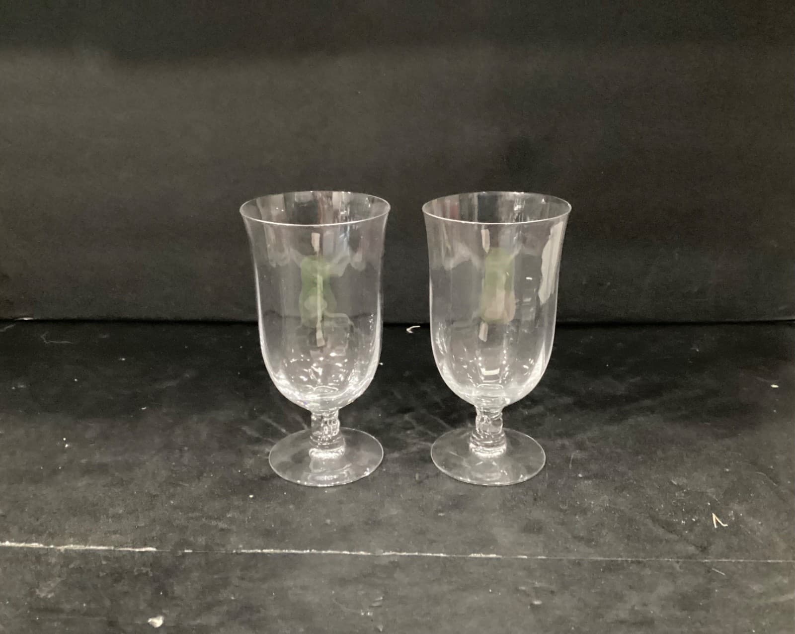 Fostoria Cellini Optic Ice Tea Goblet Set of 2 * - Thumbnail 7