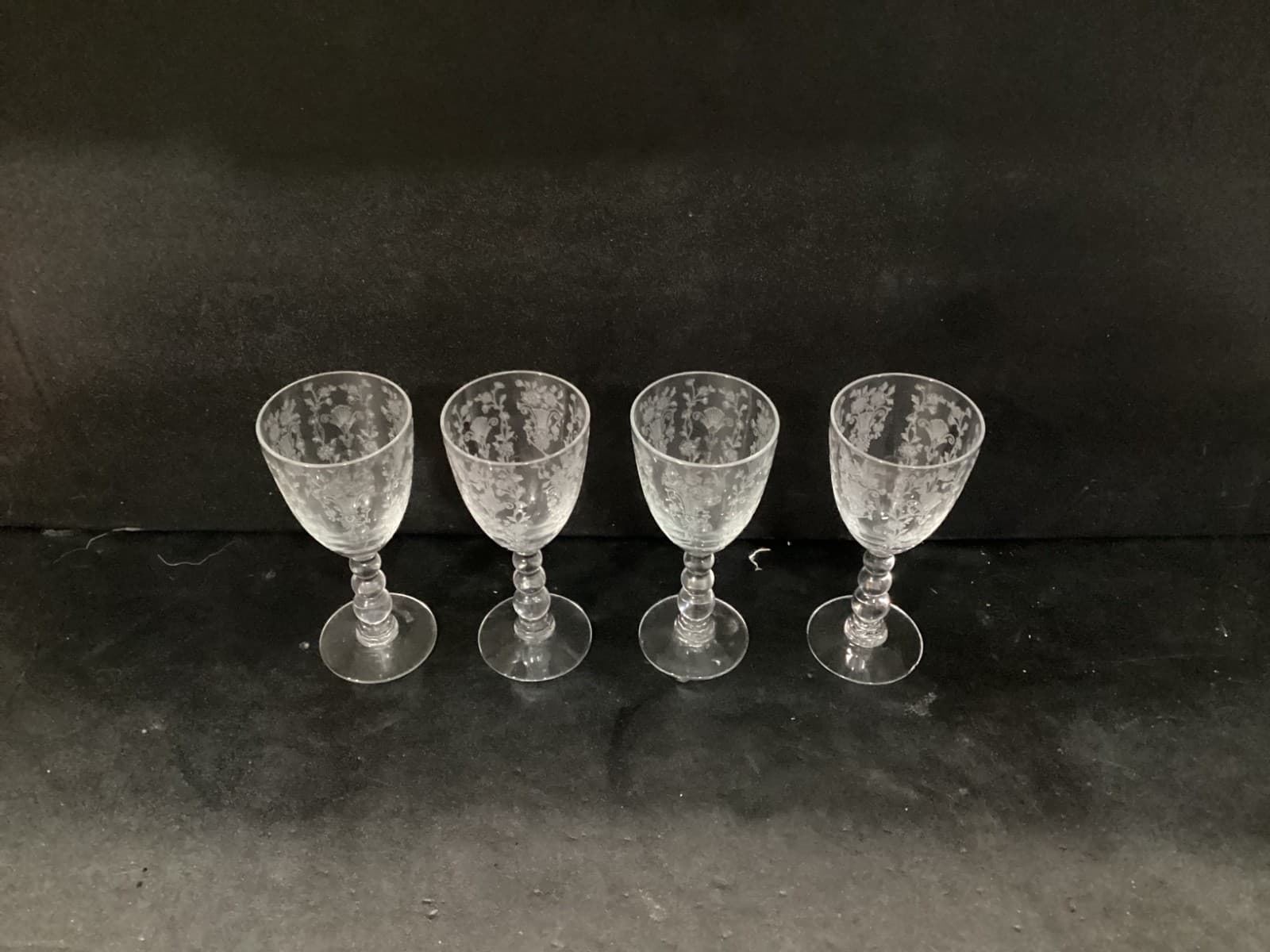 Duncan Miller First Love Sherry Wine Glasses Goblets Set of 4 - Thumbnail 2