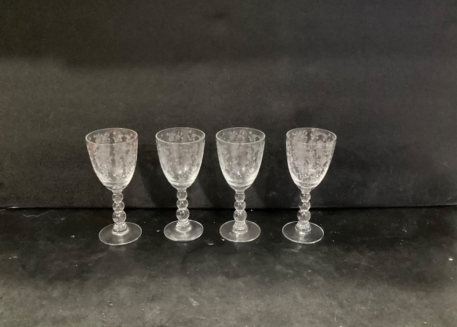 Duncan Miller First Love Sherry Wine Glasses Goblets Set of 4 - Thumbnail 8