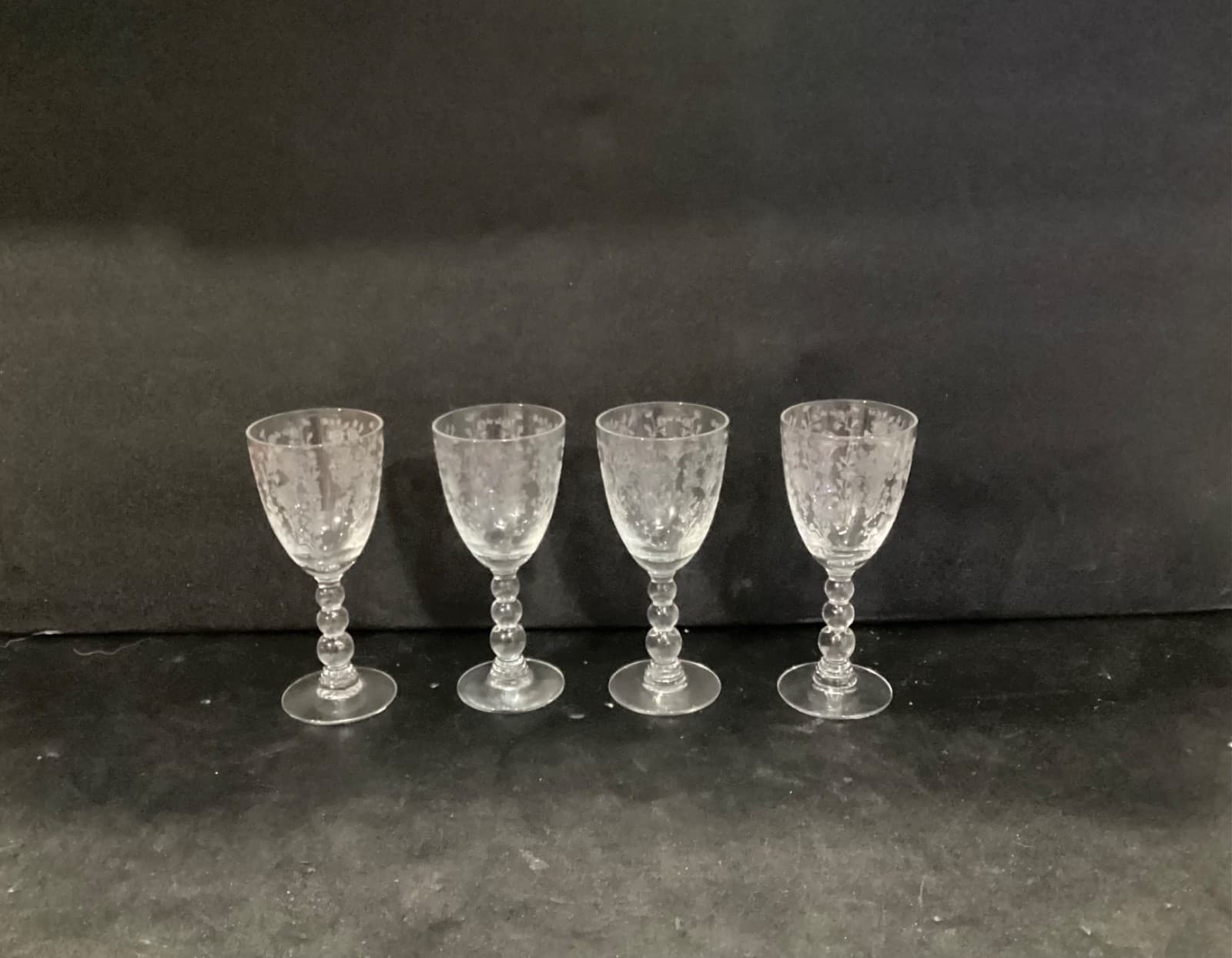 Duncan Miller First Love Sherry Wine Glasses Goblets Set of 4 - Thumbnail 9