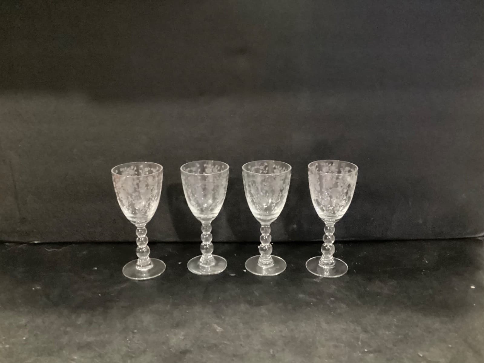 Duncan Miller First Love Sherry Wine Glasses Goblets Set of 4 - Thumbnail 10