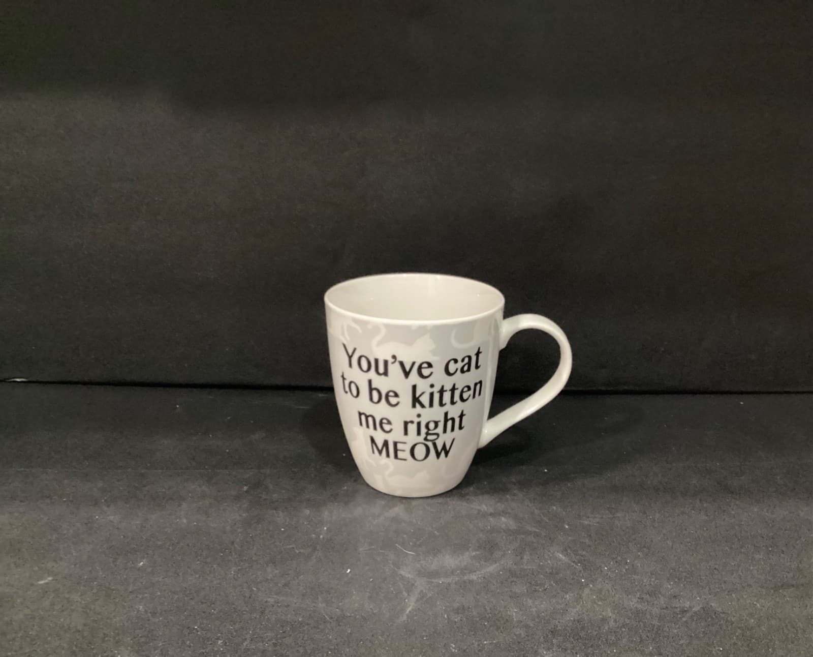 Pfaltzgraff Everyday "You've cat to be kitten me right MEOW" Ceramic Coffee Mug