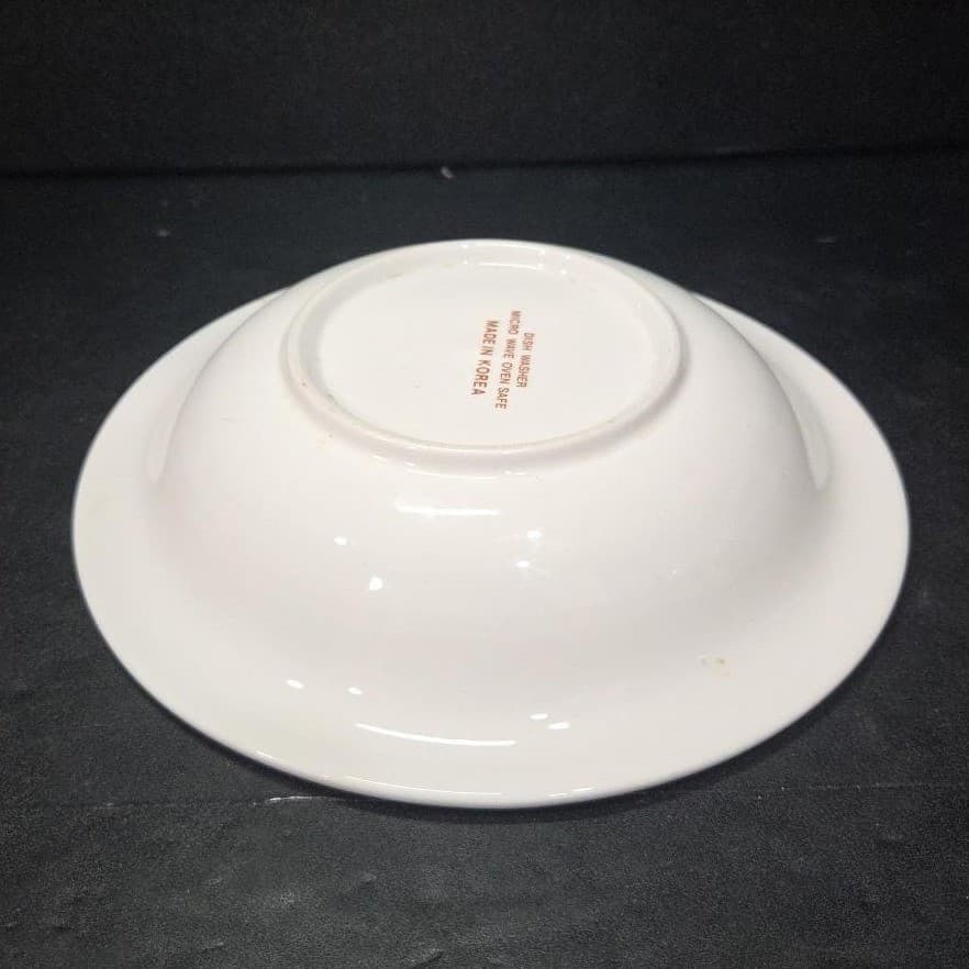 Chicken Soup Recipe Bowl, Vintage Ceramic Dish, Replacement White Kitchenware - Thumbnail 9