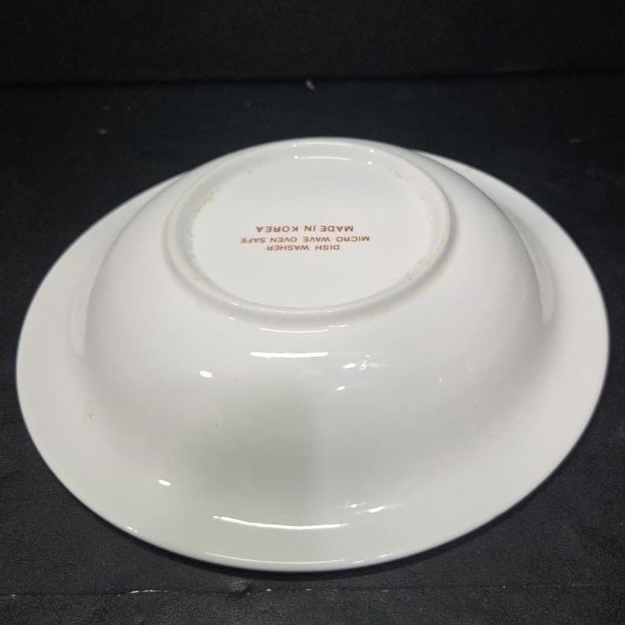 Chicken Soup Recipe Bowl, Vintage Ceramic Dish, Replacement White Kitchenware - Thumbnail 6