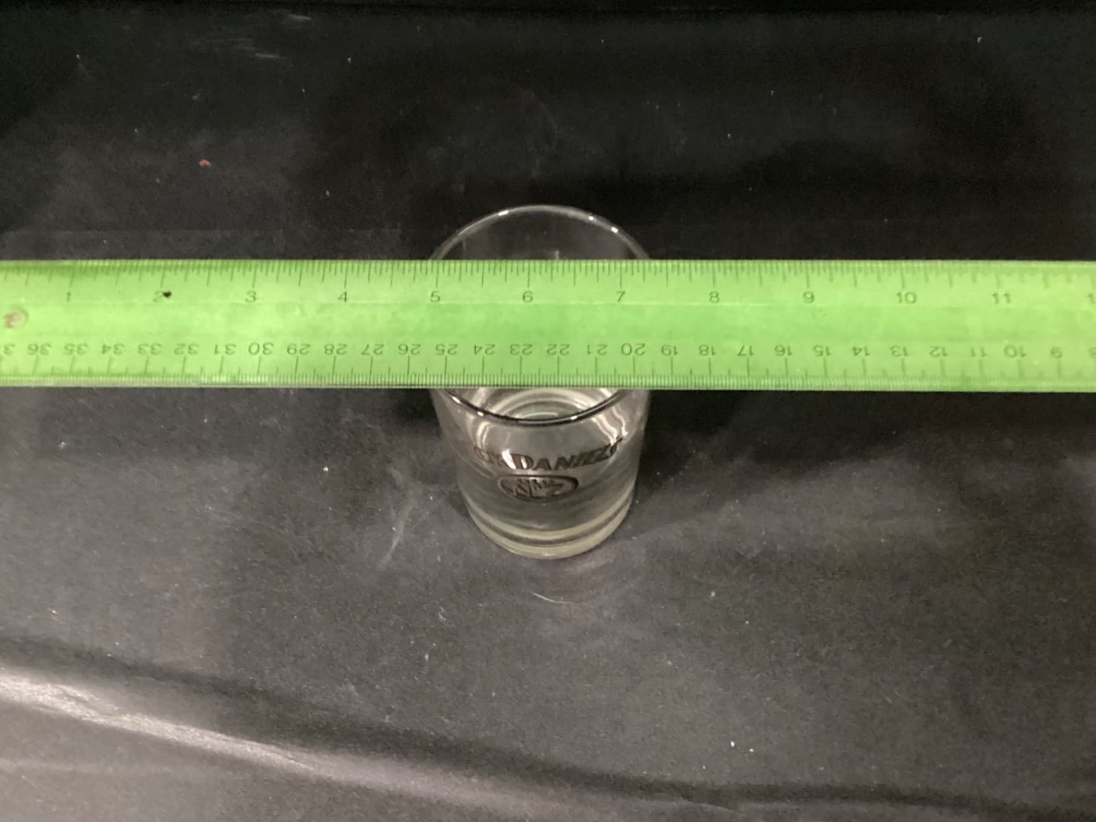 3 ~ Jack Daniels OLD No 7 Glitter Logo Whiskey Glasses ~ Weighted Base - Thumbnail 6