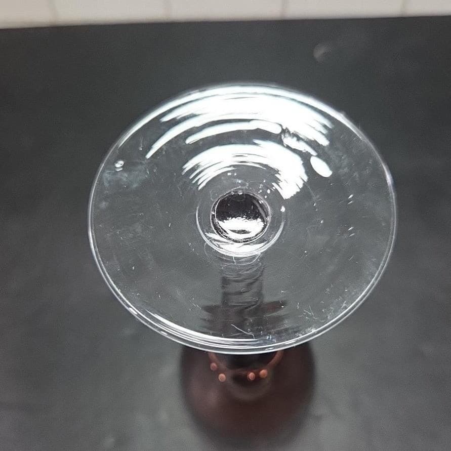 Pier 1 Imports Amethyst Purple Wine Glass, Vintage Twisted Stem Crystal Stemware - Thumbnail 8