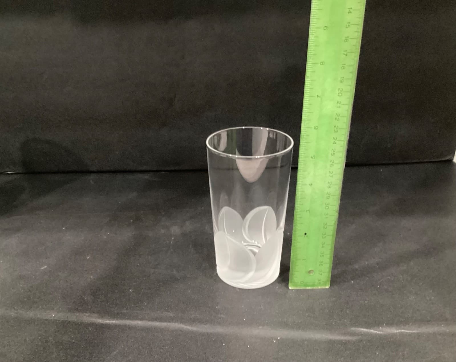 3 Cristal D'Arques Durand Highball Glasses Set Elegant Frosted Drink Tumblers - Thumbnail 5