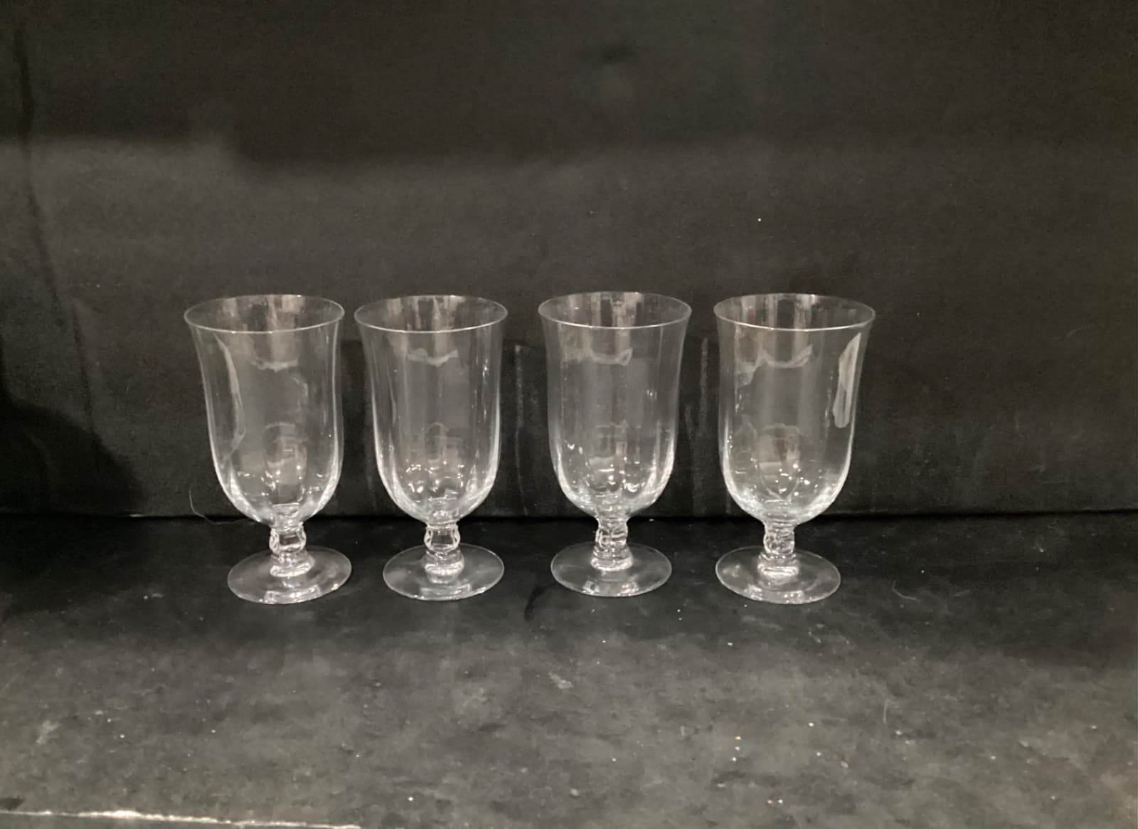 Fostoria Cellini Optic Ice Tea Goblet Set of 4 - Thumbnail 9