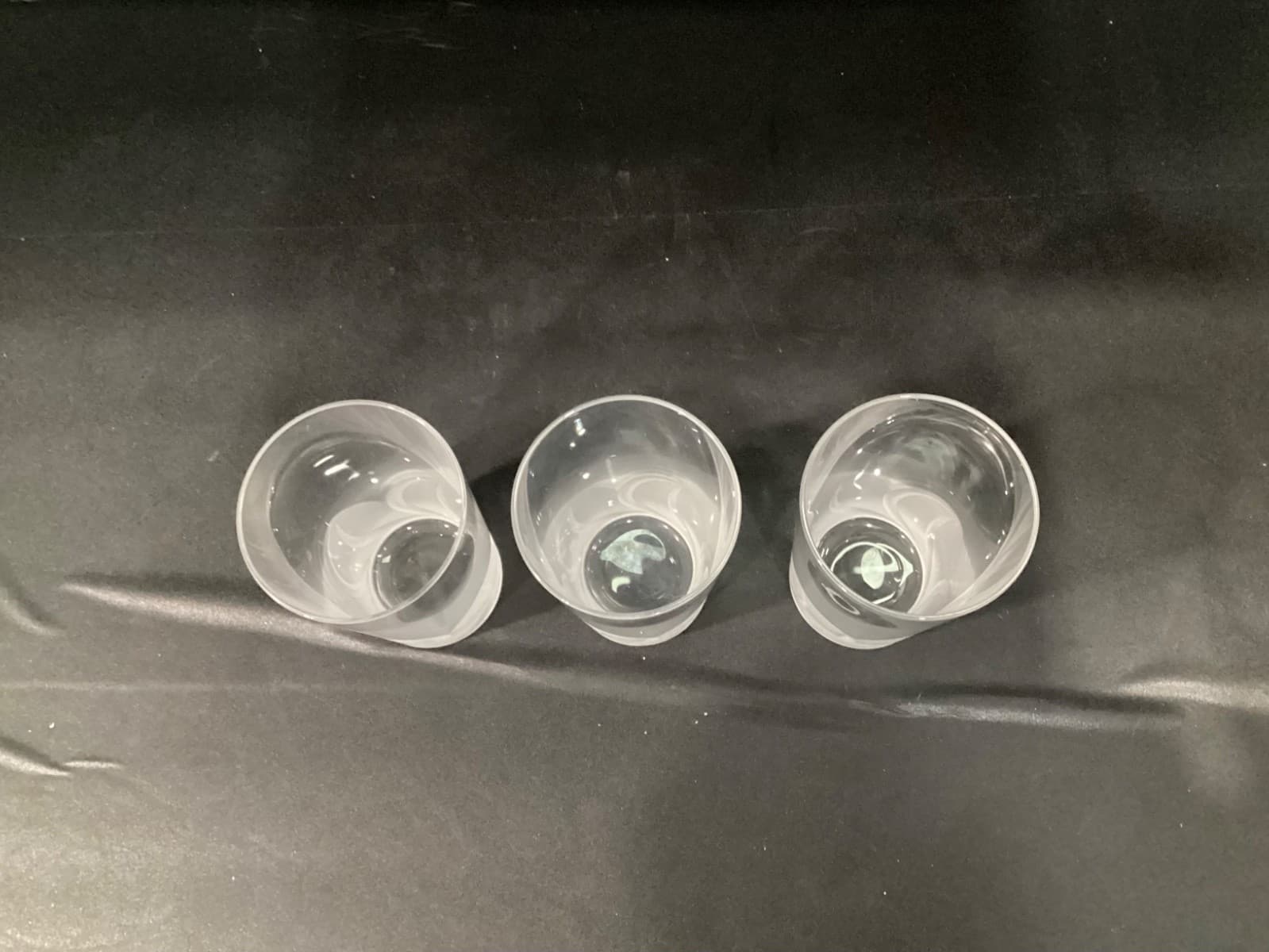 3 Cristal D'Arques Durand Highball Glasses Set Elegant Frosted Drink Tumblers - Thumbnail 3