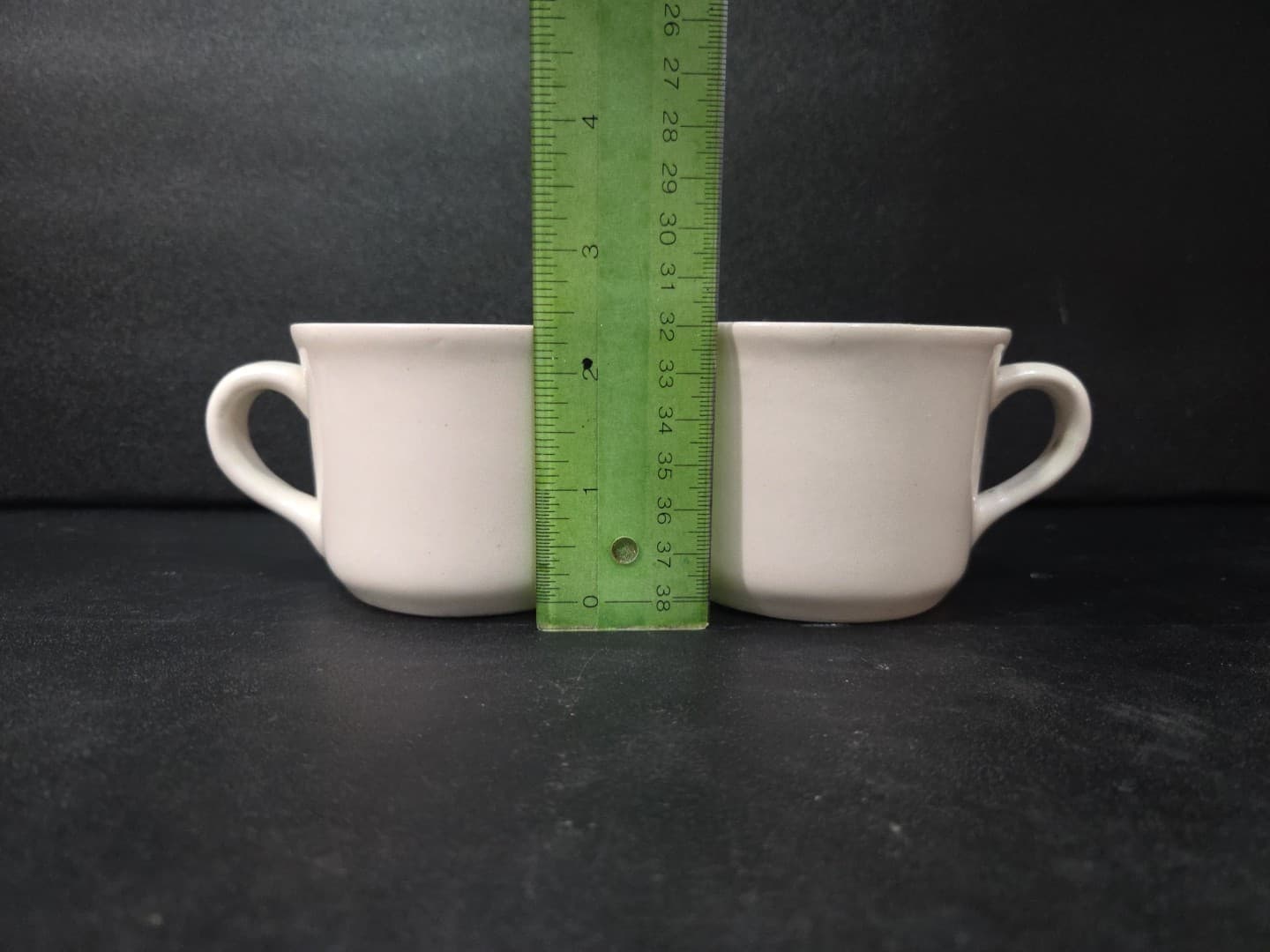 Restaurant Beige Coffee Mugs, Set Of 2, Vintage Cream Mugs, Classic Collectibles - Thumbnail 8