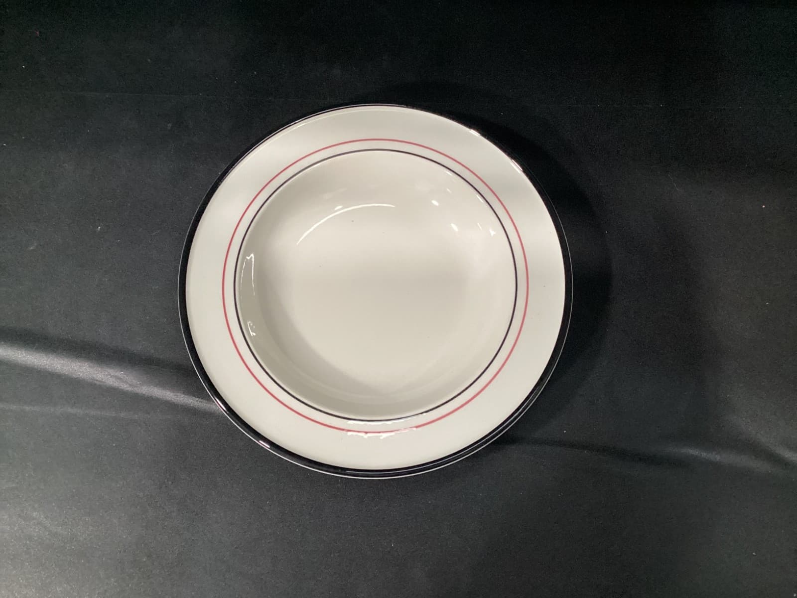 Set Of 3 Primula 9" Soup Salad Striped Rimmed Bowls Italy - Thumbnail 2