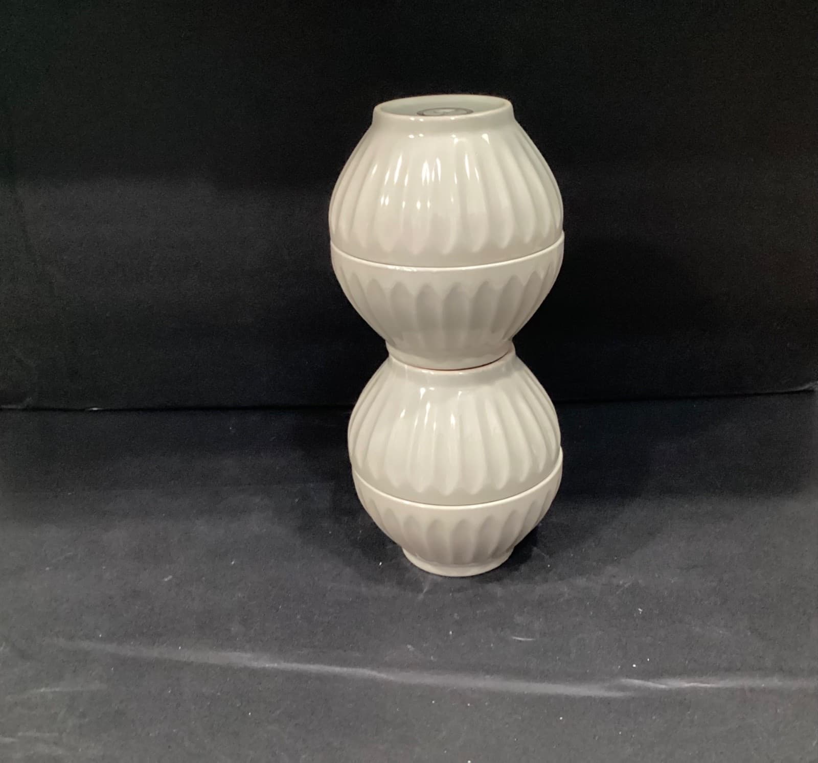Vintage Crofton Stoneware Fluted 5.5” Soup Cereal Stackable Bowls Set of 4 - Thumbnail 7