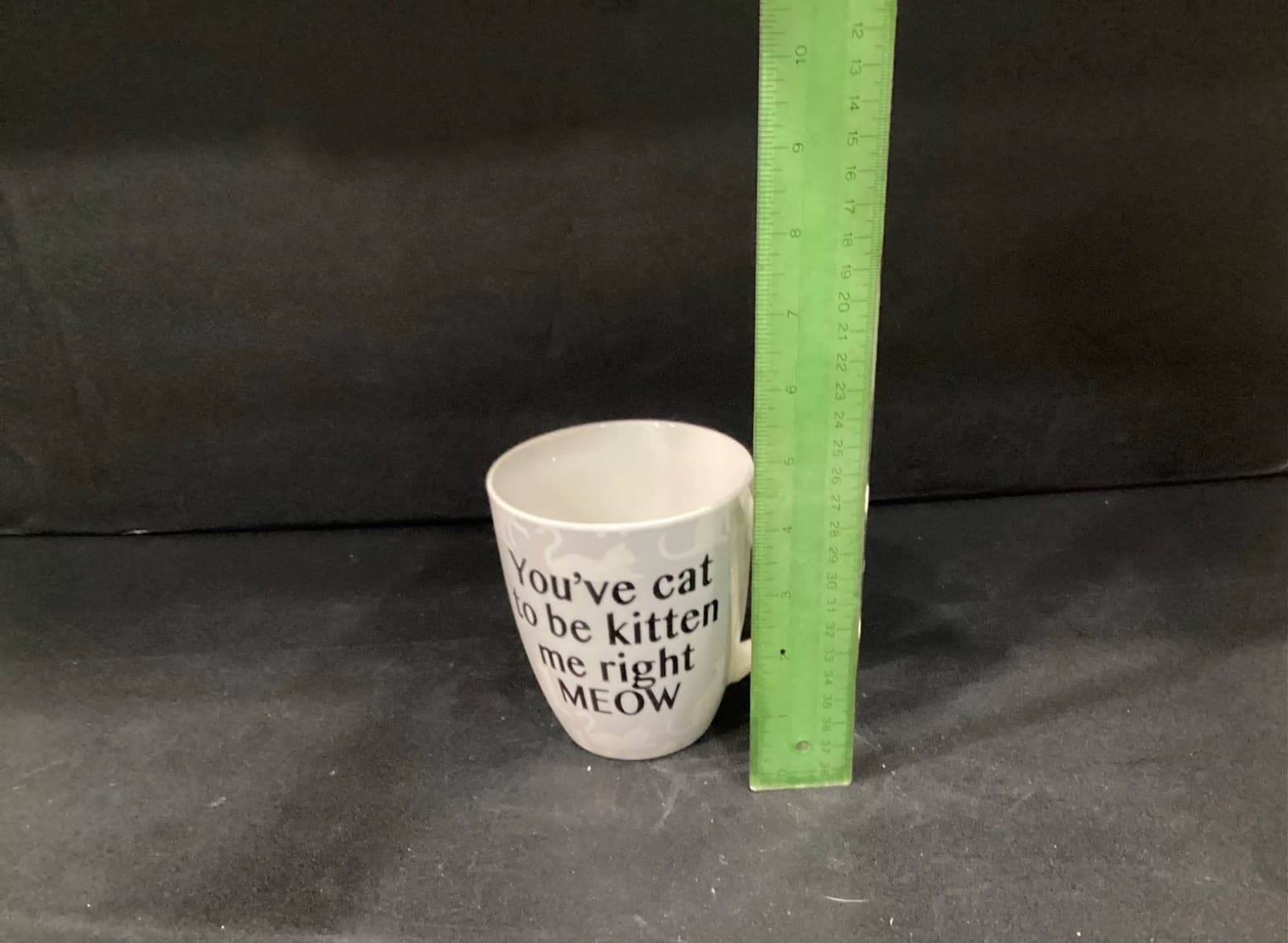 Pfaltzgraff Everyday "You've cat to be kitten me right MEOW" Ceramic Coffee Mug - Thumbnail 5
