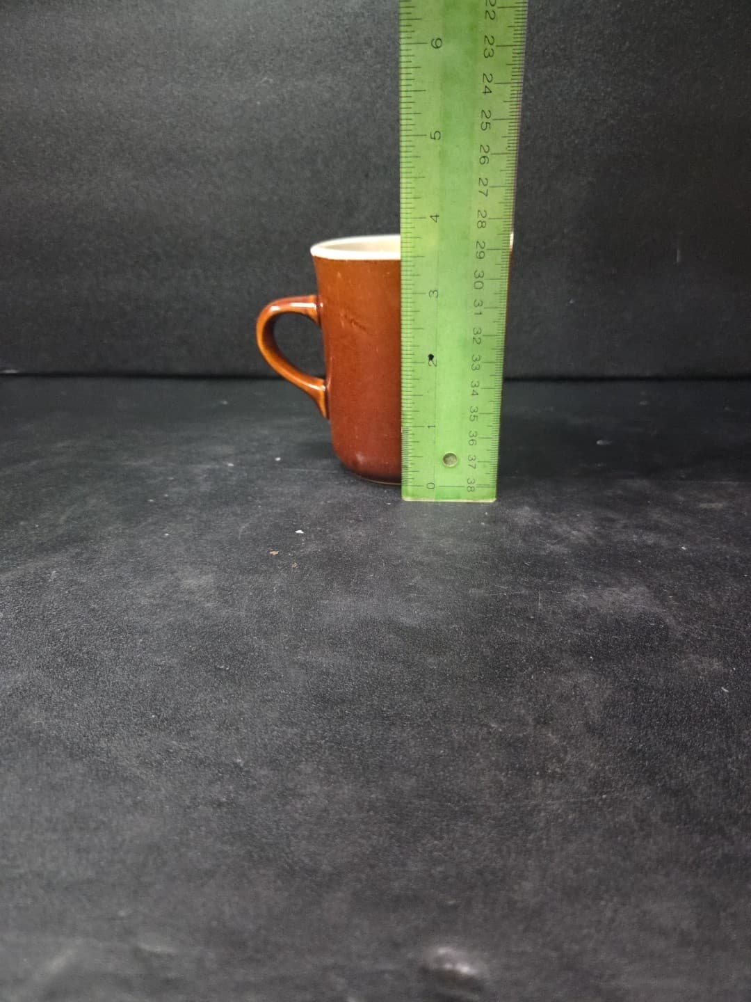 Rego Brown Stoneware Coffee Cups, Rustic Coffee Mug, Vtg Collectible Stoneware - Thumbnail 8