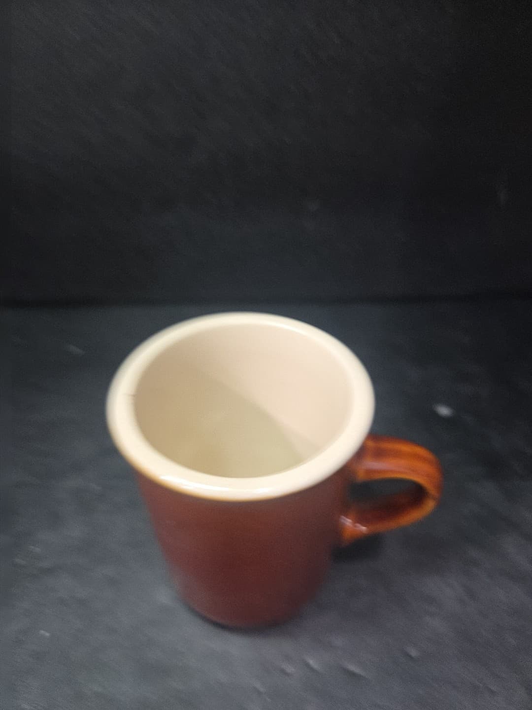 Rego Brown Stoneware Coffee Cups, Rustic Coffee Mug, Vtg Collectible Stoneware - Thumbnail 5