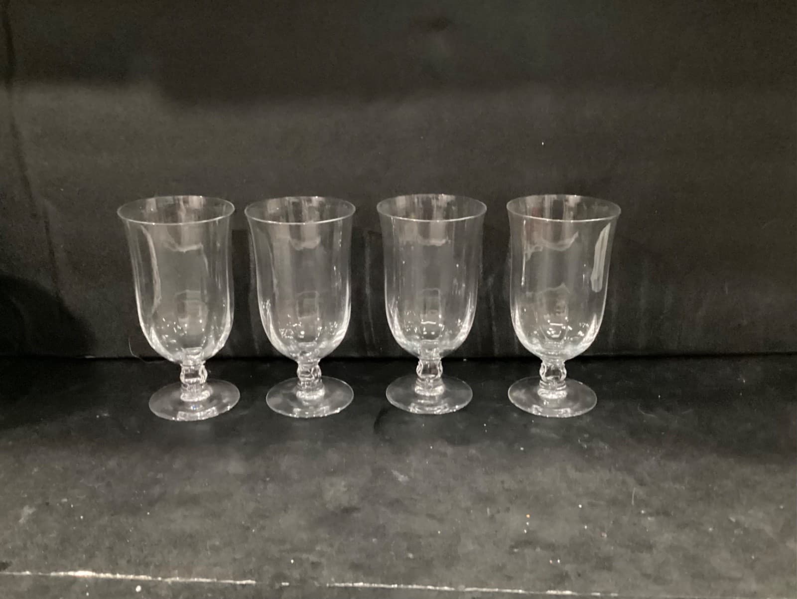 Fostoria Cellini Optic Ice Tea Goblet Set of 4 - Thumbnail 8