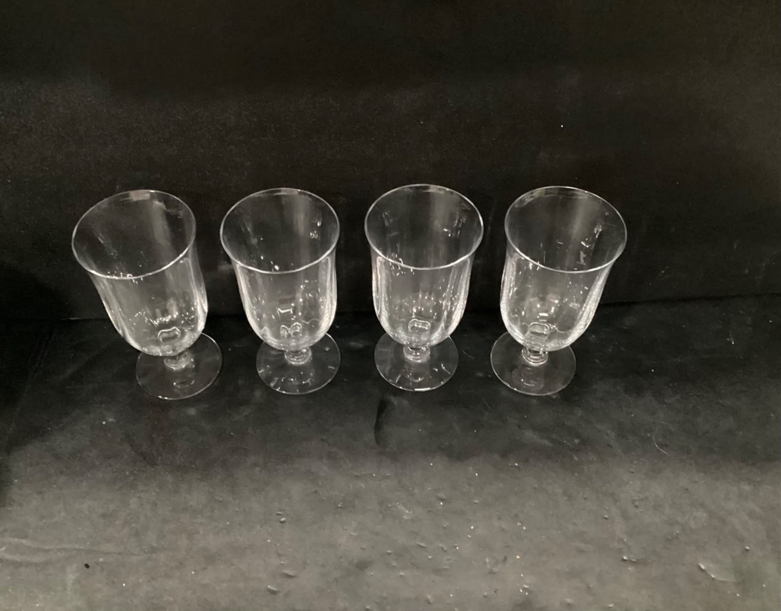 Fostoria Cellini Optic Ice Tea Goblet Set of 4 - Thumbnail 2