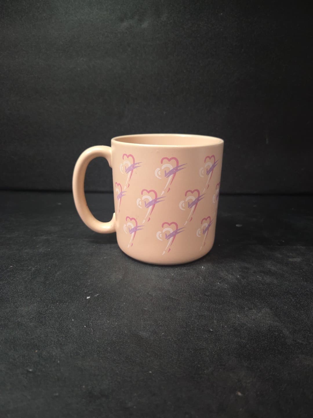 Applause Friendship Coffee Mug, Pink Hearts Collectible, Nostalgic Coffee Cup - Thumbnail 3