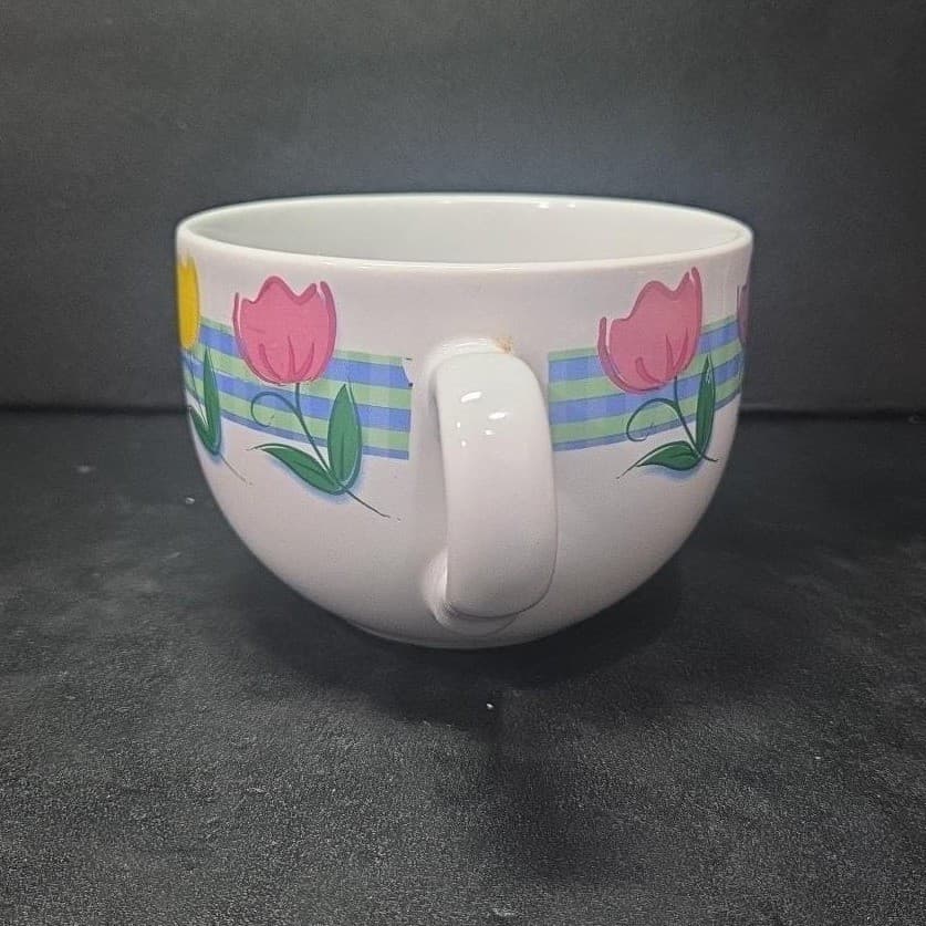 TB Toy Trading Co. Tulip Coffee Cup, Vintage Floral Mug, Replacement Drinkware - Thumbnail 5