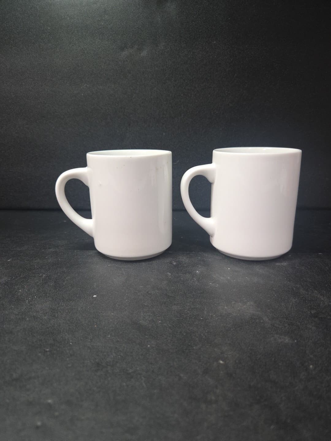 Mount Clemens Pottery Christmas Tree Coffee Mugs, Set of 2, Festive Holiday Cups - Thumbnail 3