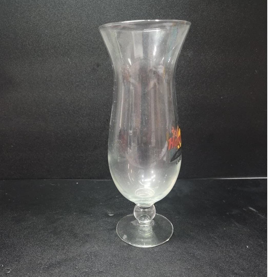 Hard Rock Cafe Lake Tahoe Hurricane Glass, Vintage Style Glassware, Drinkware - Thumbnail 5