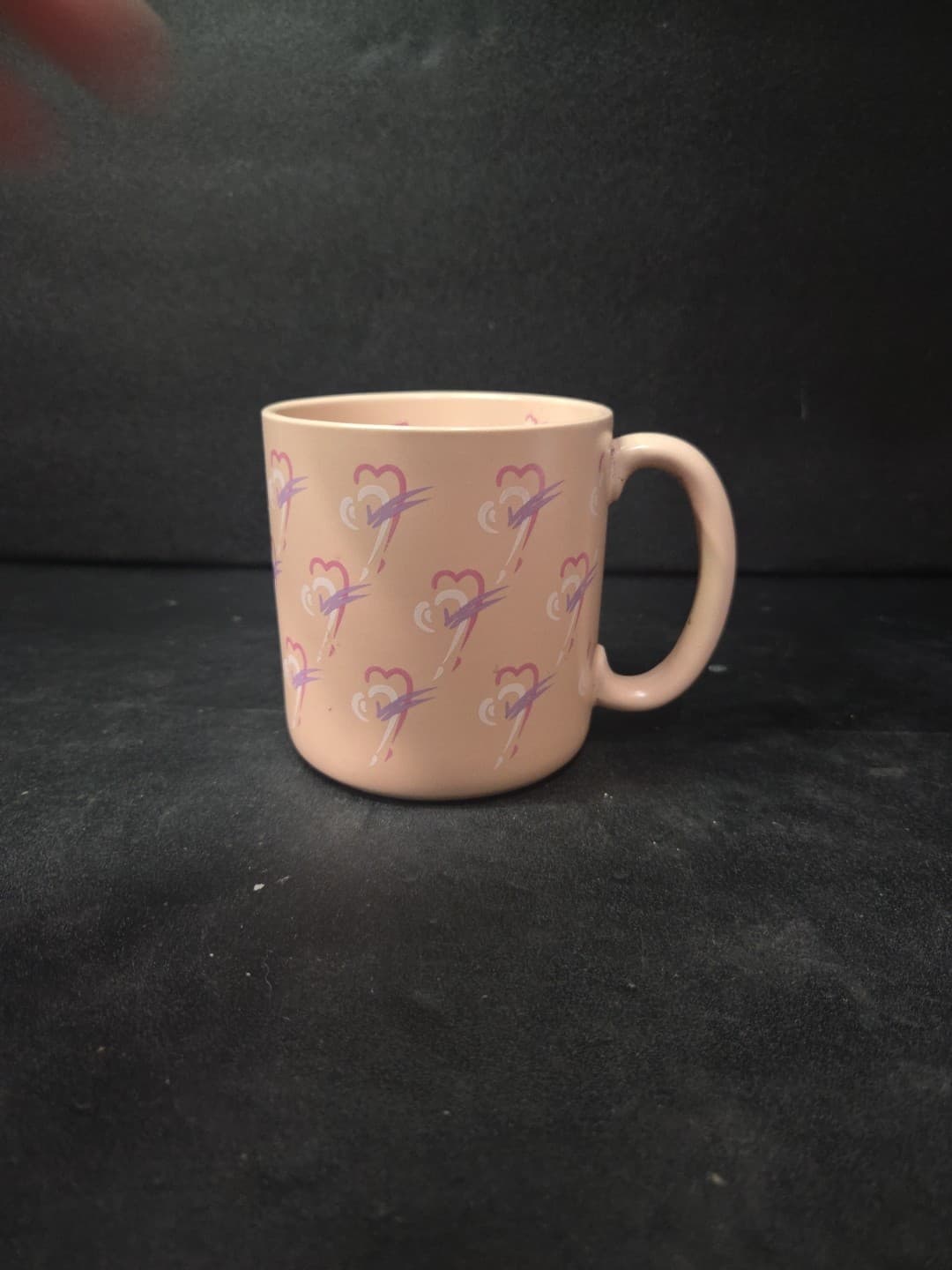 Applause Friendship Coffee Mug, Pink Hearts Collectible, Nostalgic Coffee Cup