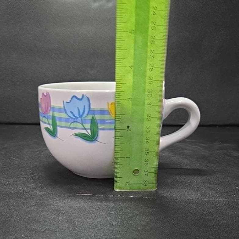 TB Toy Trading Co. Tulip Coffee Cup, Vintage Floral Mug, Replacement Drinkware - Thumbnail 9