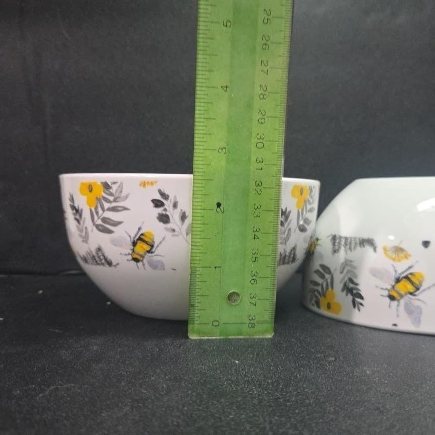 Royal Norfolk Spring Bee Cereal Bowls, Set of 4, Vintage Style Dishware - Thumbnail 10