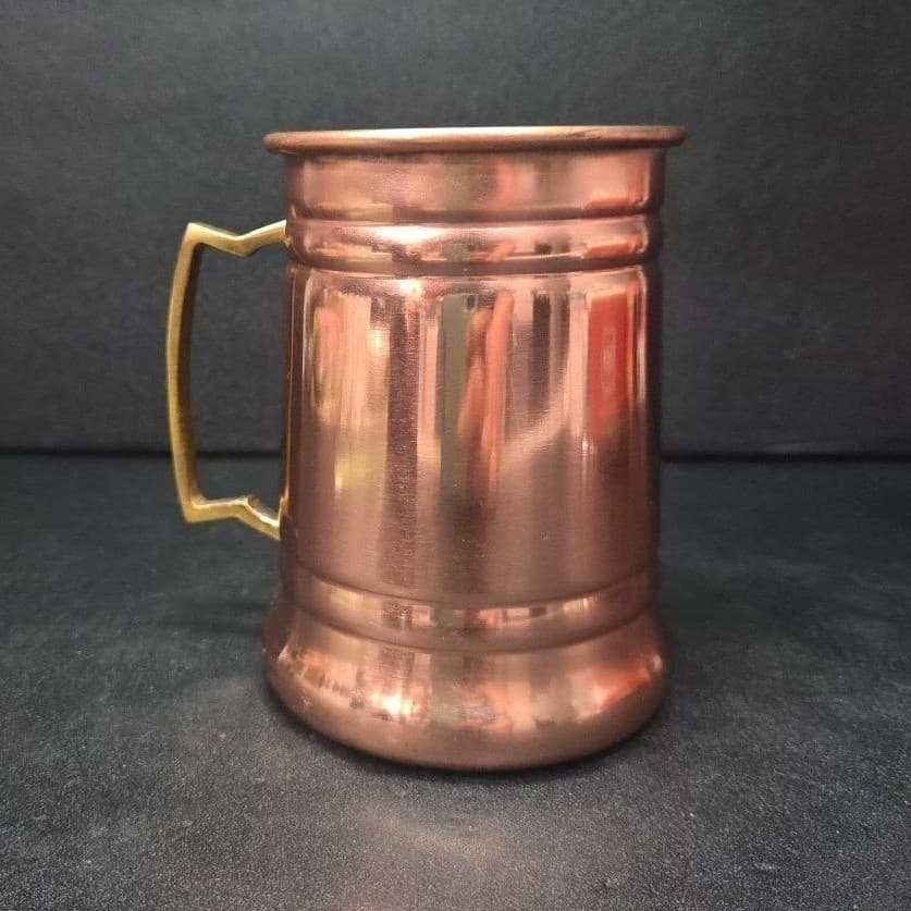Pier 1 Imports Moscow Mule Cup, Vintage Hammered Copper, Replacement Drinkware - Thumbnail 2
