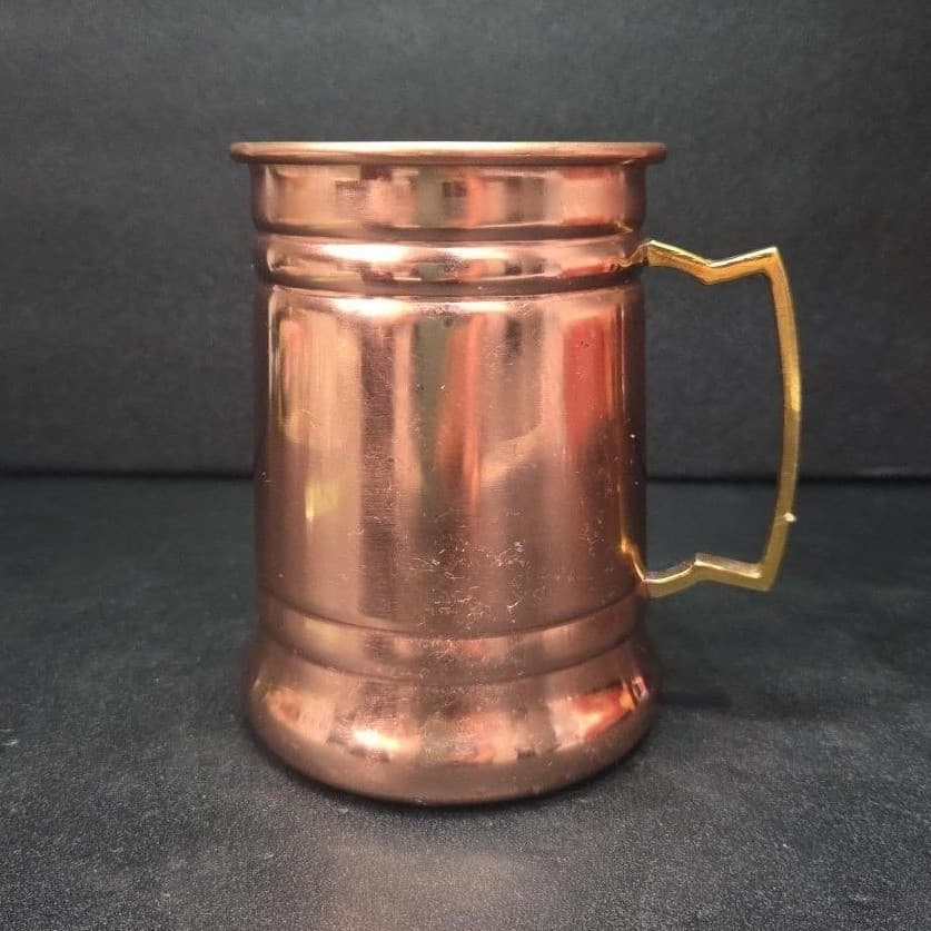 Pier 1 Imports Moscow Mule Cup, Vintage Hammered Copper, Replacement Drinkware - Thumbnail 4