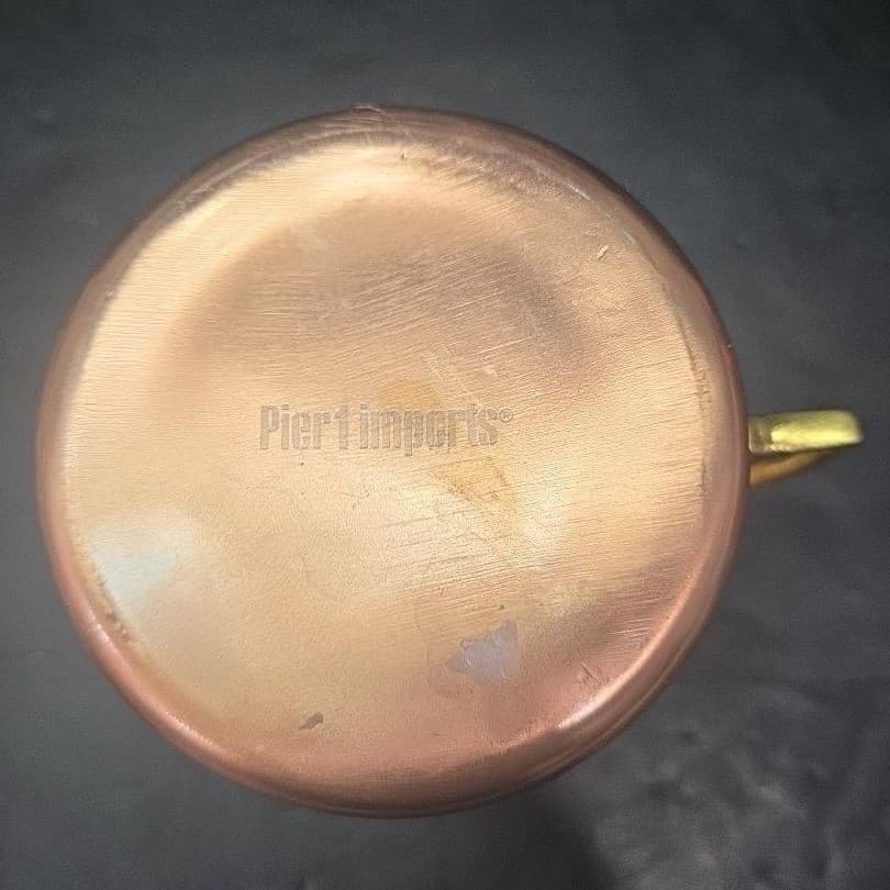 Pier 1 Imports Moscow Mule Cup, Vintage Hammered Copper, Replacement Drinkware - Thumbnail 8