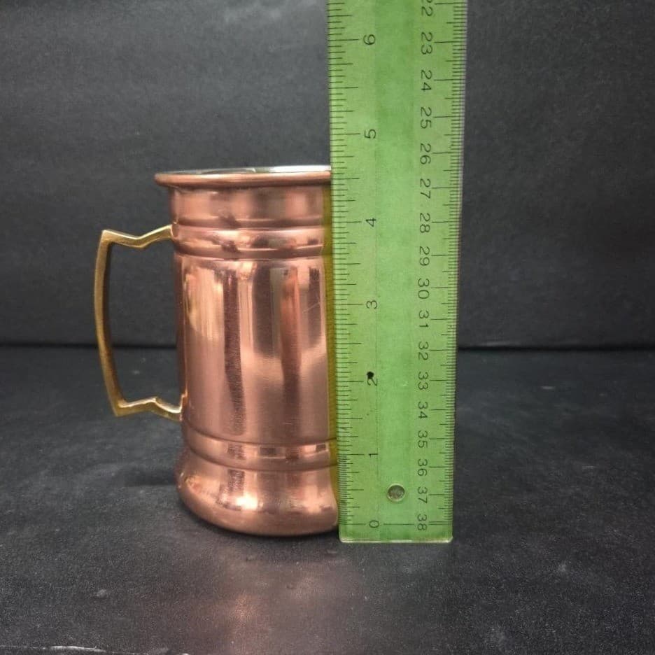Pier 1 Imports Moscow Mule Cup, Vintage Hammered Copper, Replacement Drinkware - Thumbnail 9