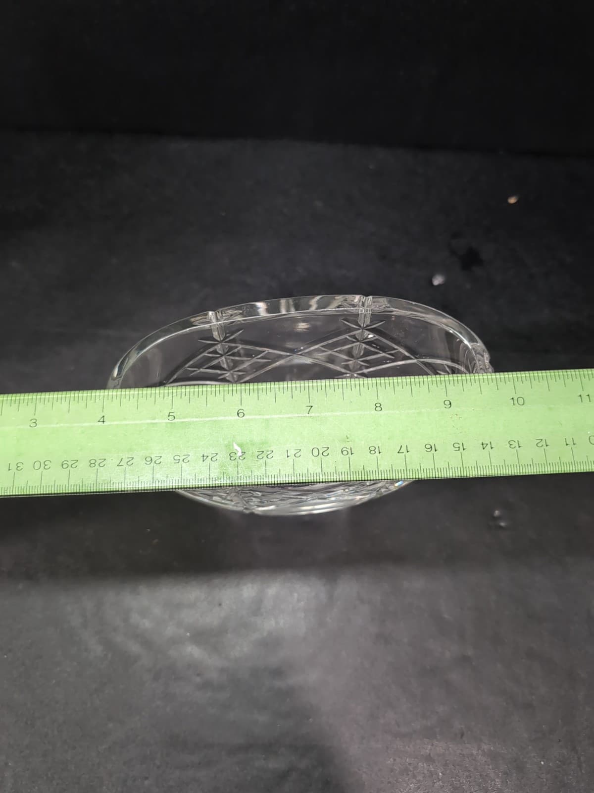 Rogaska Signed Crystal Vase, Heavy Decorative Glass, Elegant Vase, Home Decor - Thumbnail 9