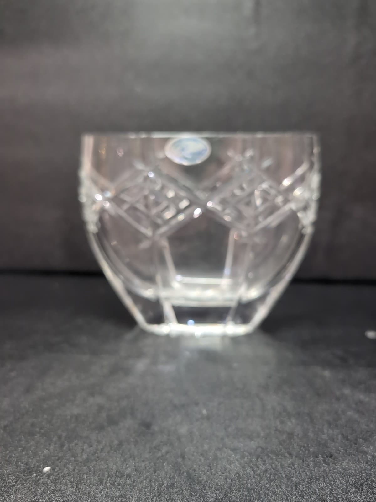 Rogaska Signed Crystal Vase, Heavy Decorative Glass, Elegant Vase, Home Decor