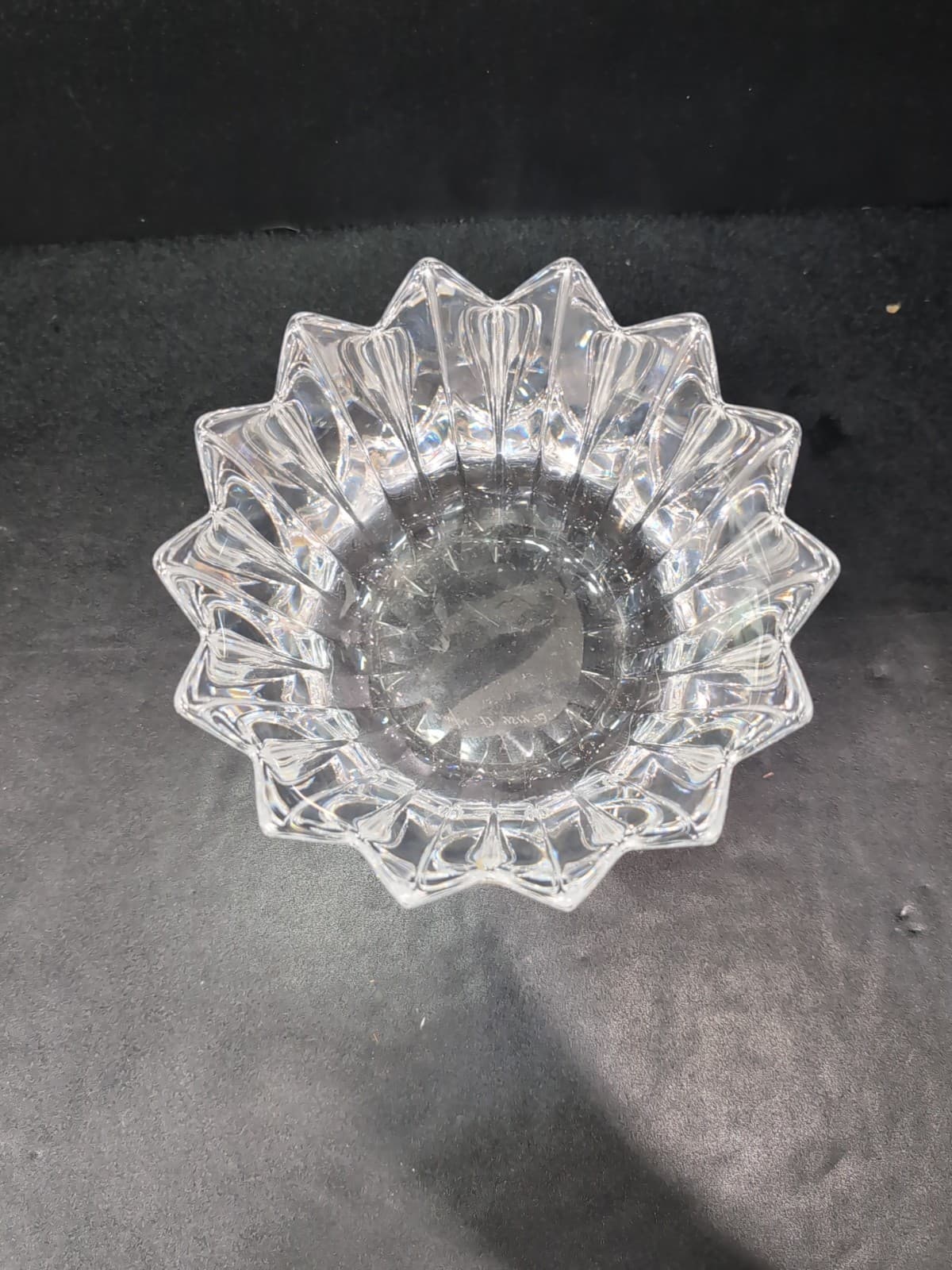 Orrefors Fleur Crystal Vase, Designed by Jan Johansson, Decorative Home Accent - Thumbnail 6
