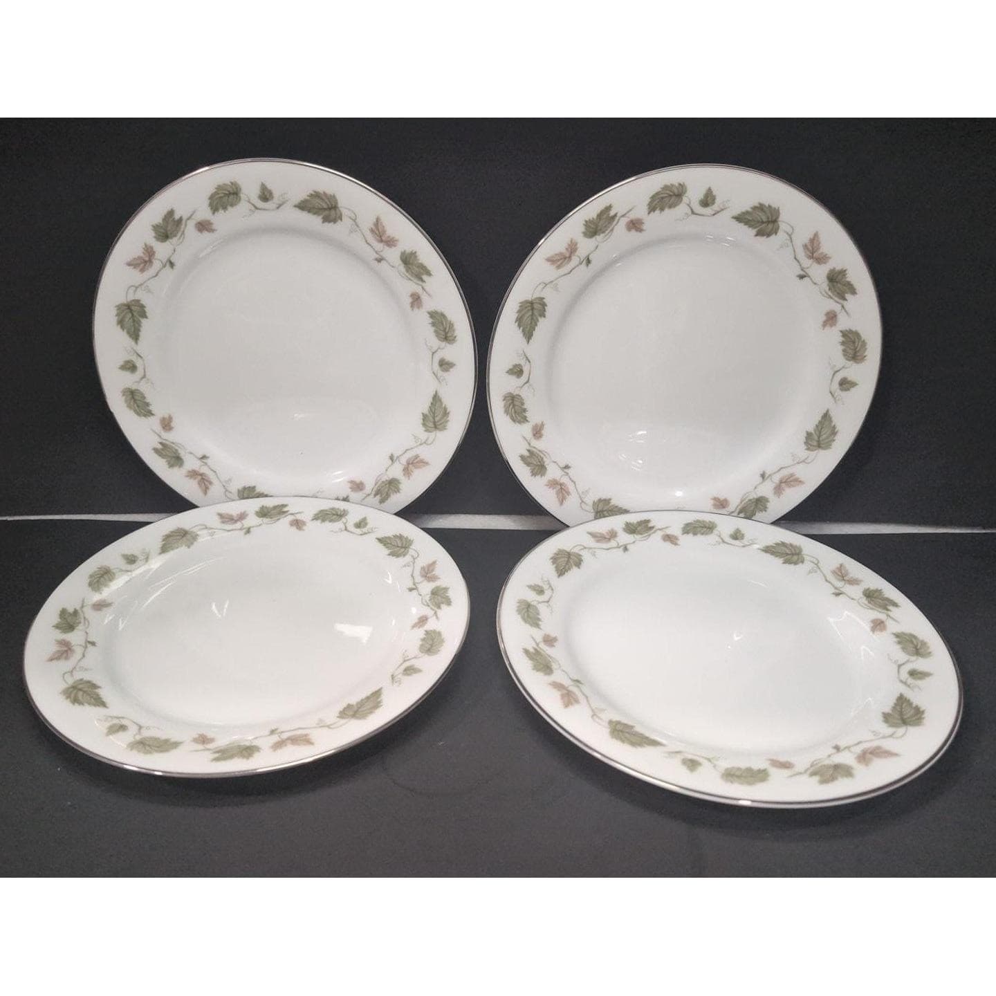 Noritake Vineyard Salad Plates, Set of 4, Vtg Fine China, Replacement Tableware - Thumbnail 2