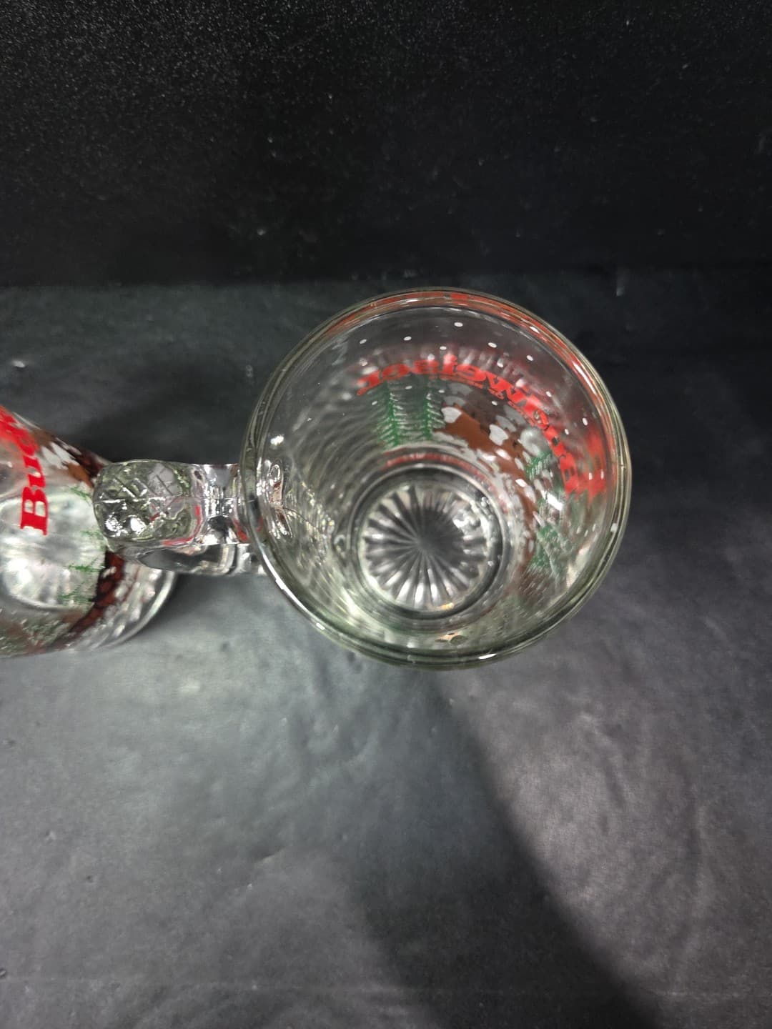 Budweiser Clydesdales Glass Beer Steins, Anheuser-Busch Mugs, Set of2, 1988/1989 - Thumbnail 6