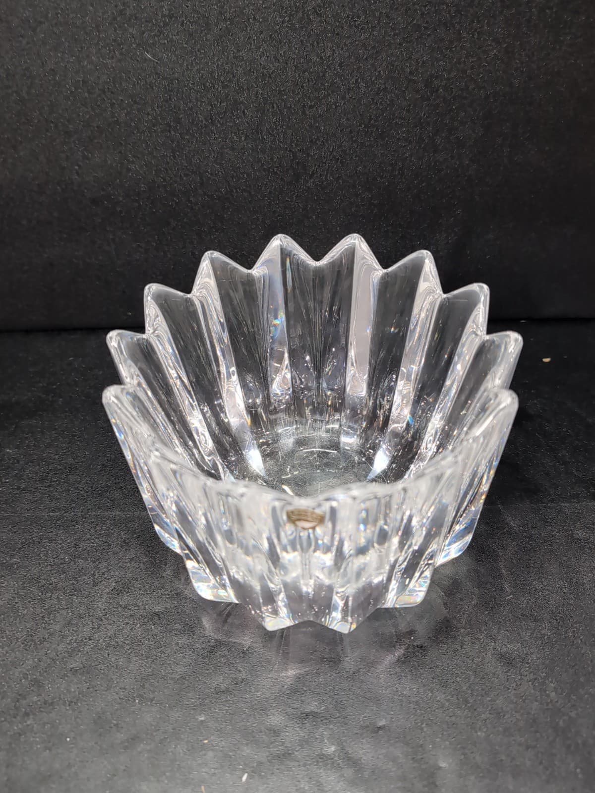 Orrefors Fleur Crystal Vase, Designed by Jan Johansson, Decorative Home Accent - Thumbnail 5