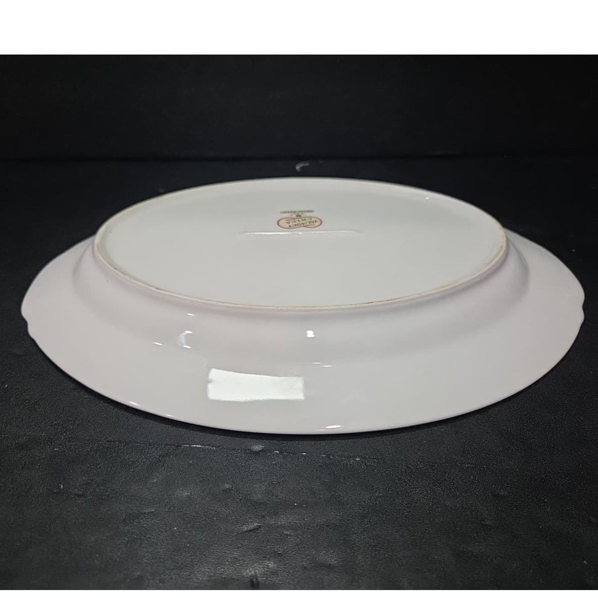 Valmont China Royal Wheat Oval Serving Platter, Vintage Patterned Serveware Dish - Thumbnail 9